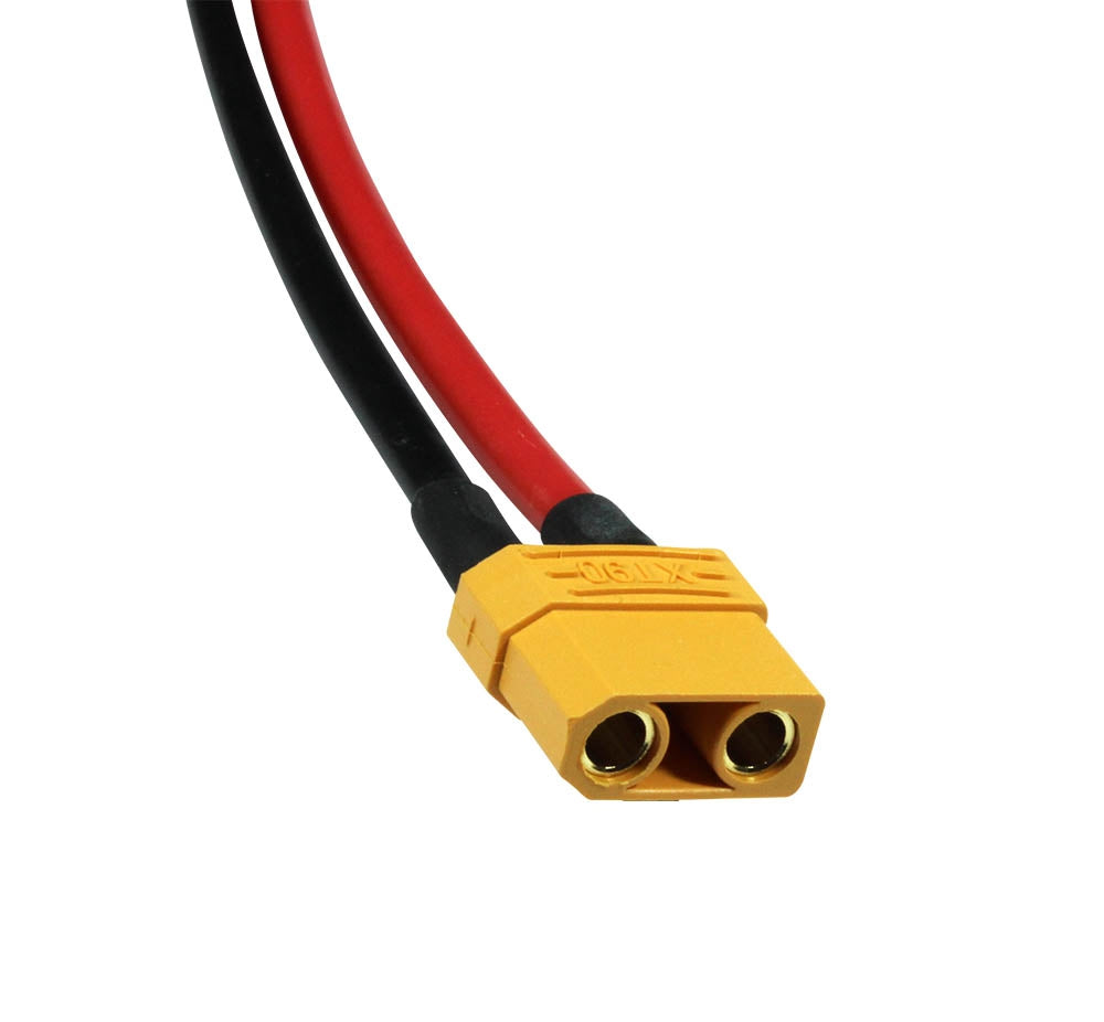 OliRC Adaptateur Deans Mâle Vers XT90 Femelle – 2 Pièces, Câble 14AWG 5cm, Pour Batterie Et ESC