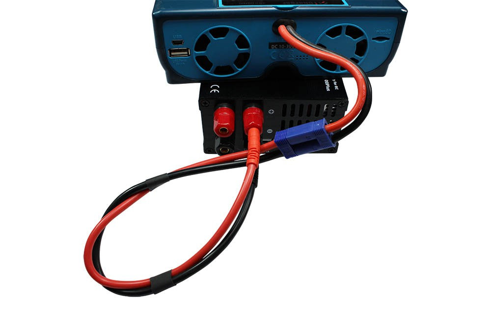 Male EC5 to Male Banana Plug Power Adapter