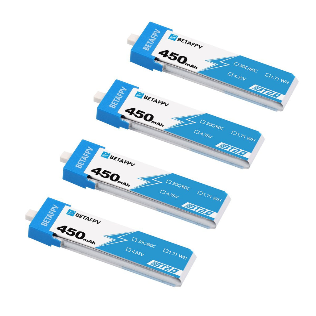 BetaFPV 1S 450mAh BT2.0 LiHV (4 pack)