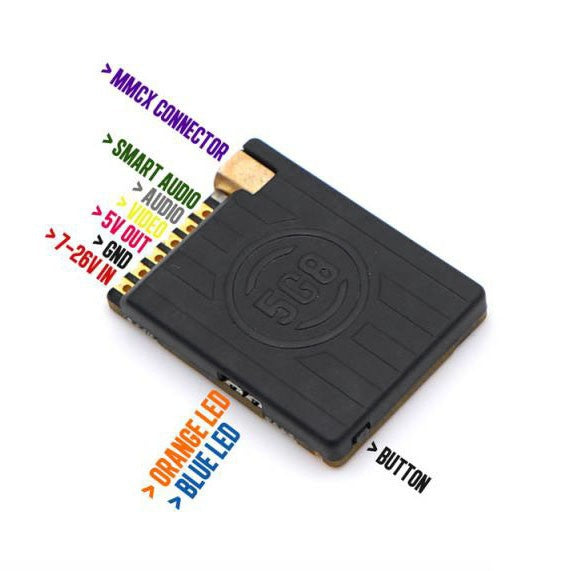 TBS Unify Pro 5G8 HV Race 2 Video Transmitter (MMCX)