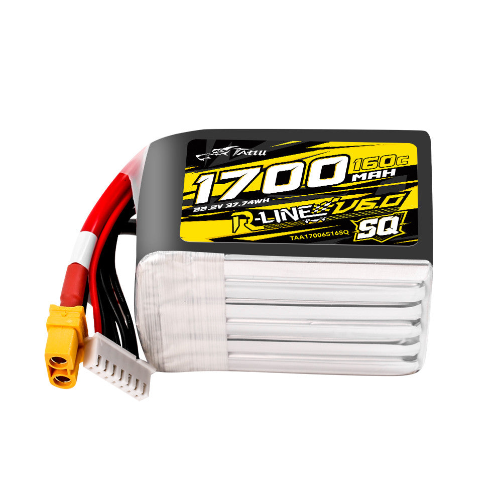 Tattu R-Line V6 6S 1700mAh 160C SQ