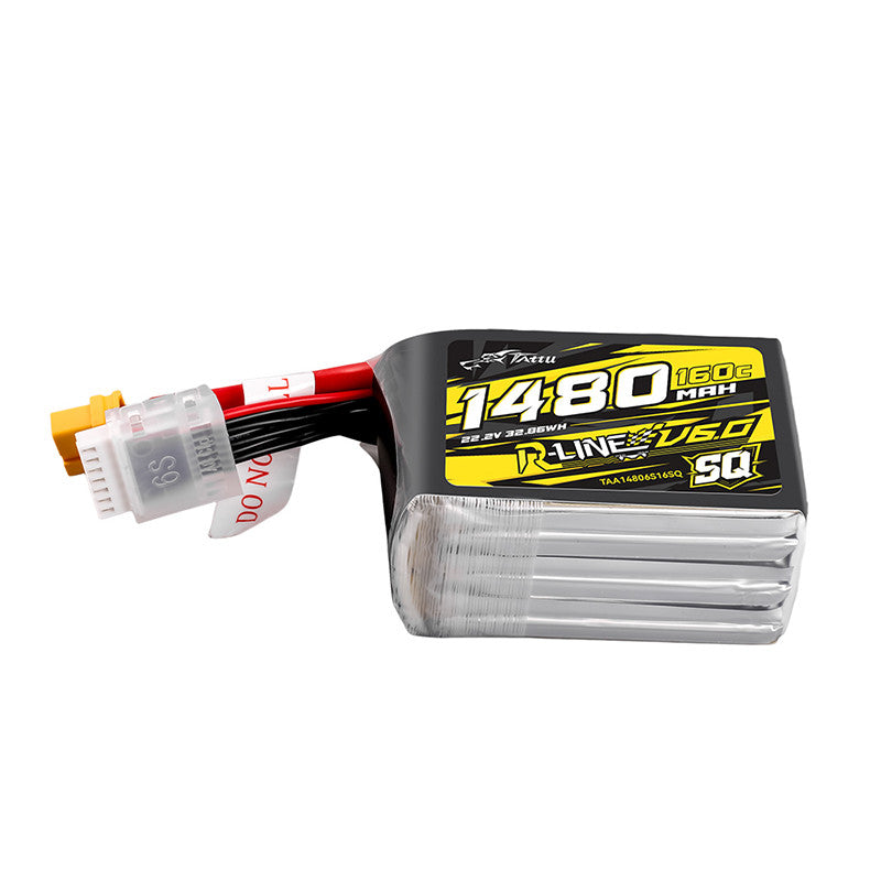 Tattu R-Line V6 6S 1480mAh 160C SQ