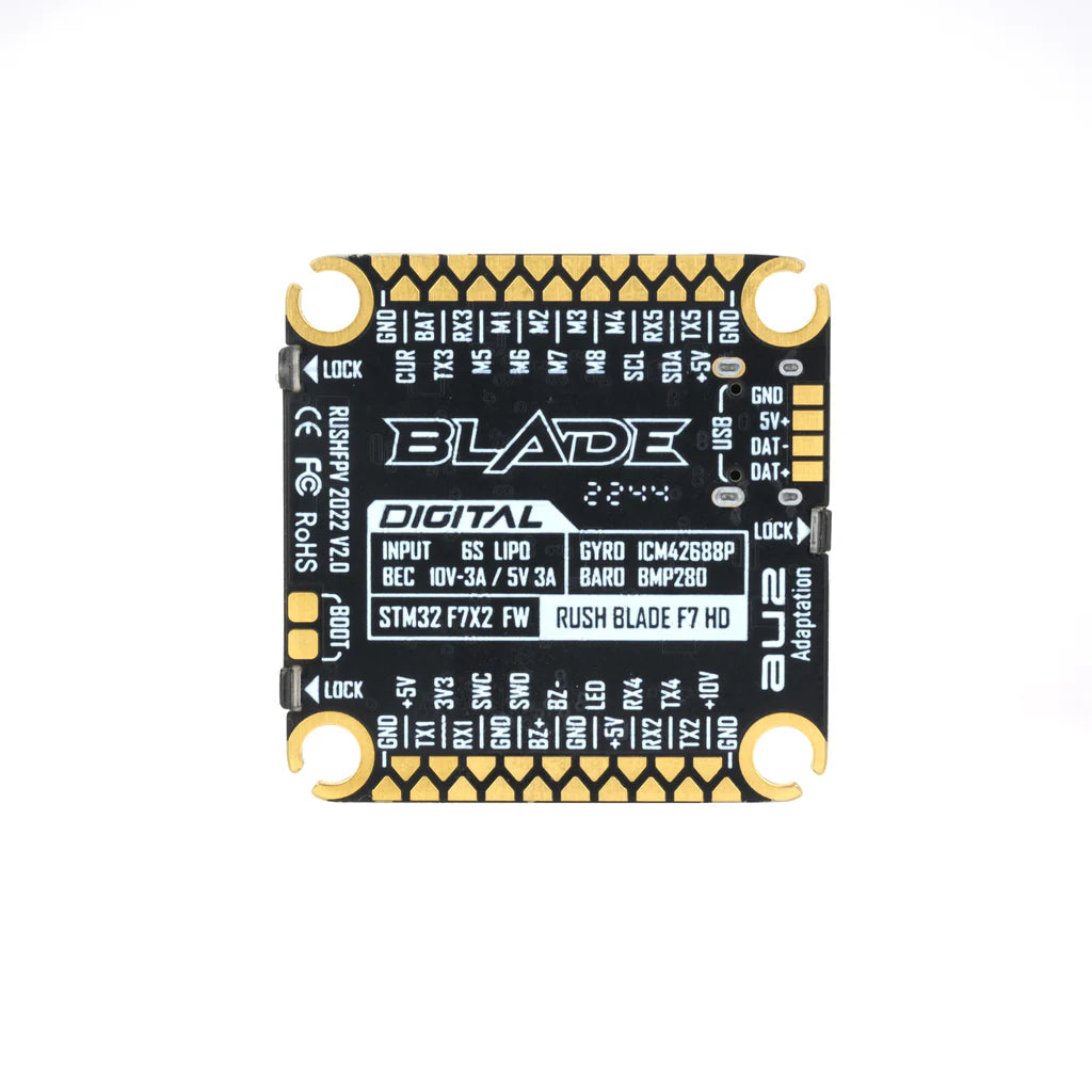Progressive Ad Paper Stack RushFPV Blade F722 60A Extreme Stack V2 (Digital) – ProgressiveRC