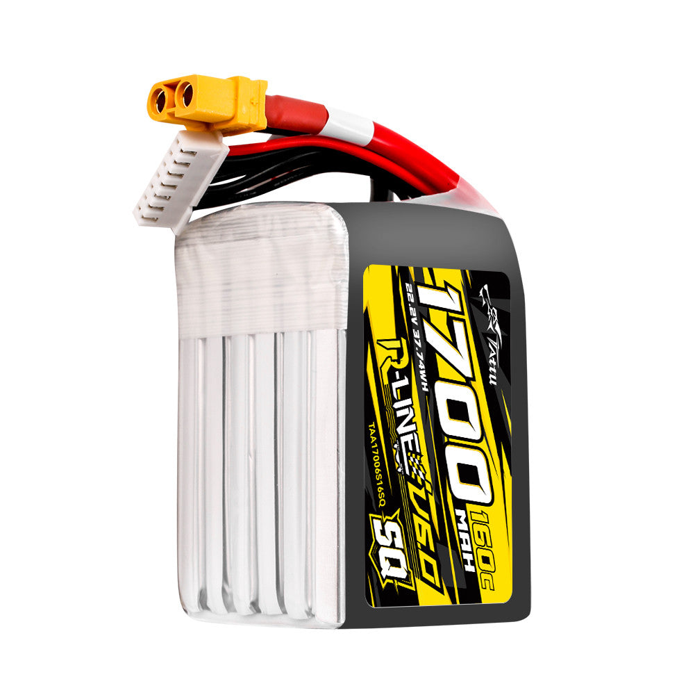 Tattu R-Line V6 6S 1700mAh 160C SQ