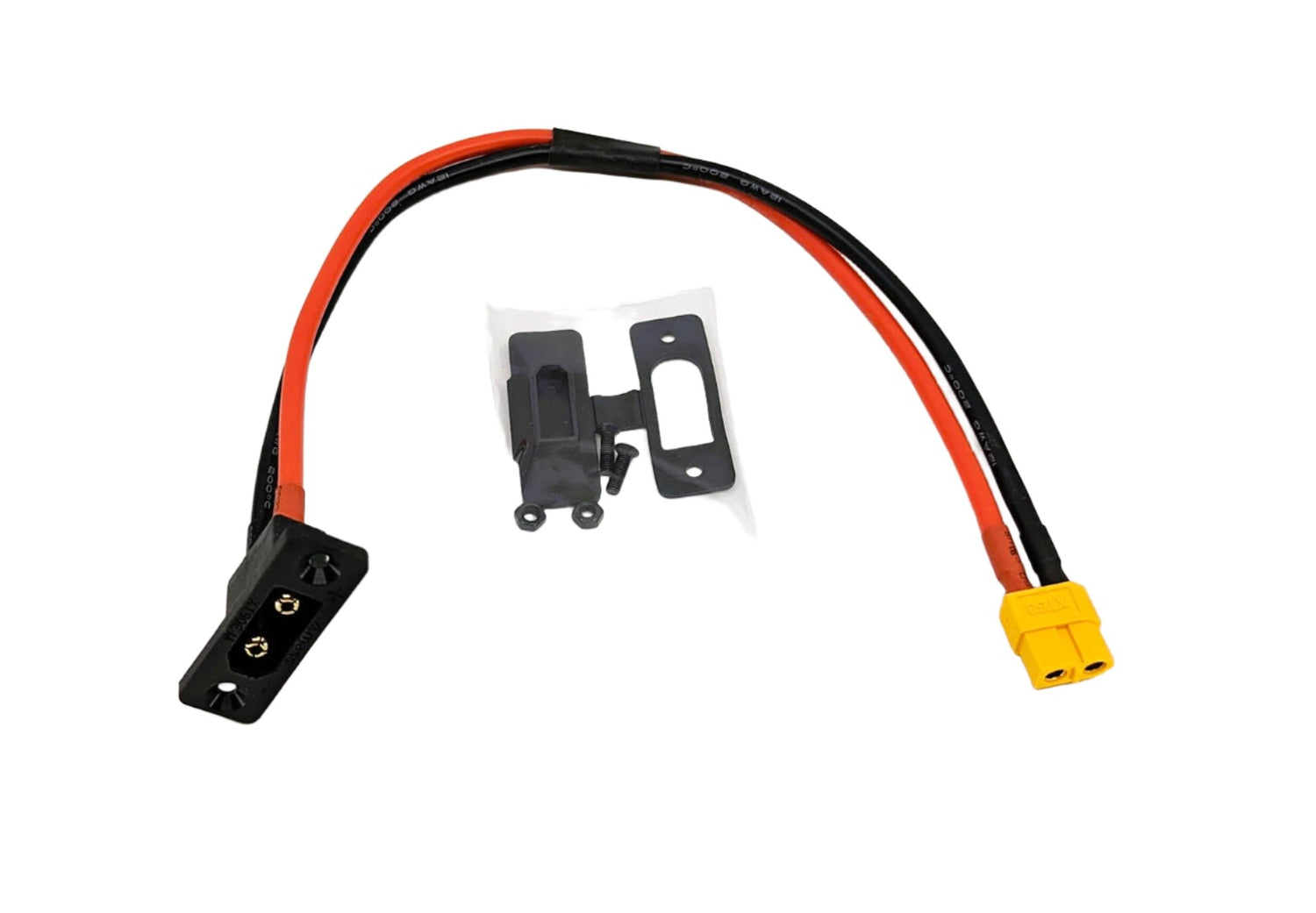 Panel Mount XT90 to Male XT60 Cable – ProgressiveRC