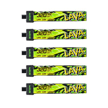 Load image into Gallery viewer, BetaFPV LAVA II 1S 320mAh 95C (5 pack)