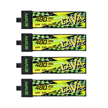 Load image into Gallery viewer, BetaFPV LAVA II 1S 480mAh 95C (4 pack)