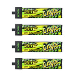 BetaFPV LAVA II 1S 580mAh 95C (4 pack)