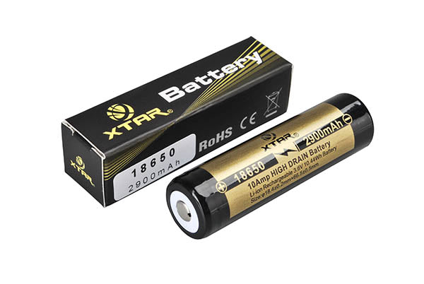 XTAR IMR 2900mAh 18650 Li-Ion Battery