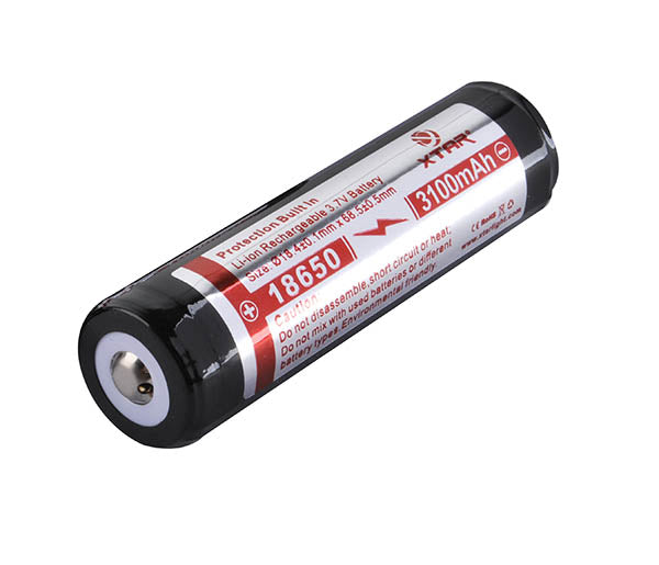 XTAR 3100mAh 18650 Li-Ion Battery