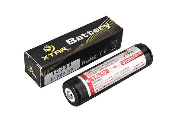 XTAR 3100mAh 18650 Li-Ion Battery