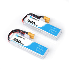 Load image into Gallery viewer, BetaFPV 2S 350mAh 35C (2-pack)