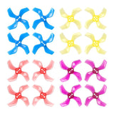 GemFan Durable 40mm Quad-Blade Propellers (1.5mm Shaft)