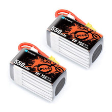 Load image into Gallery viewer, BetaFPV 6S 550mAh 75C (2 pack)