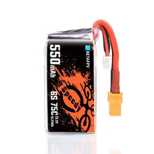 Load image into Gallery viewer, BetaFPV 6S 550mAh 75C (2 pack)
