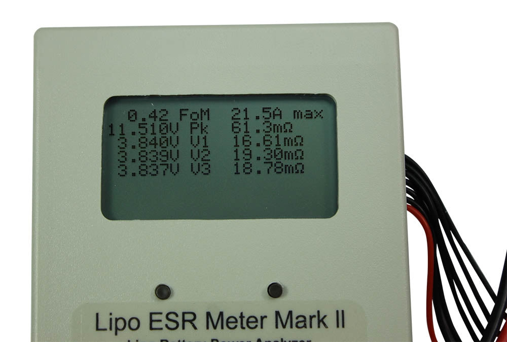 LiPo battery internal resistance tester