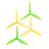 HQProp Ethix S4 5037 Tri-Blade Propellers (Lemon-Lime)
