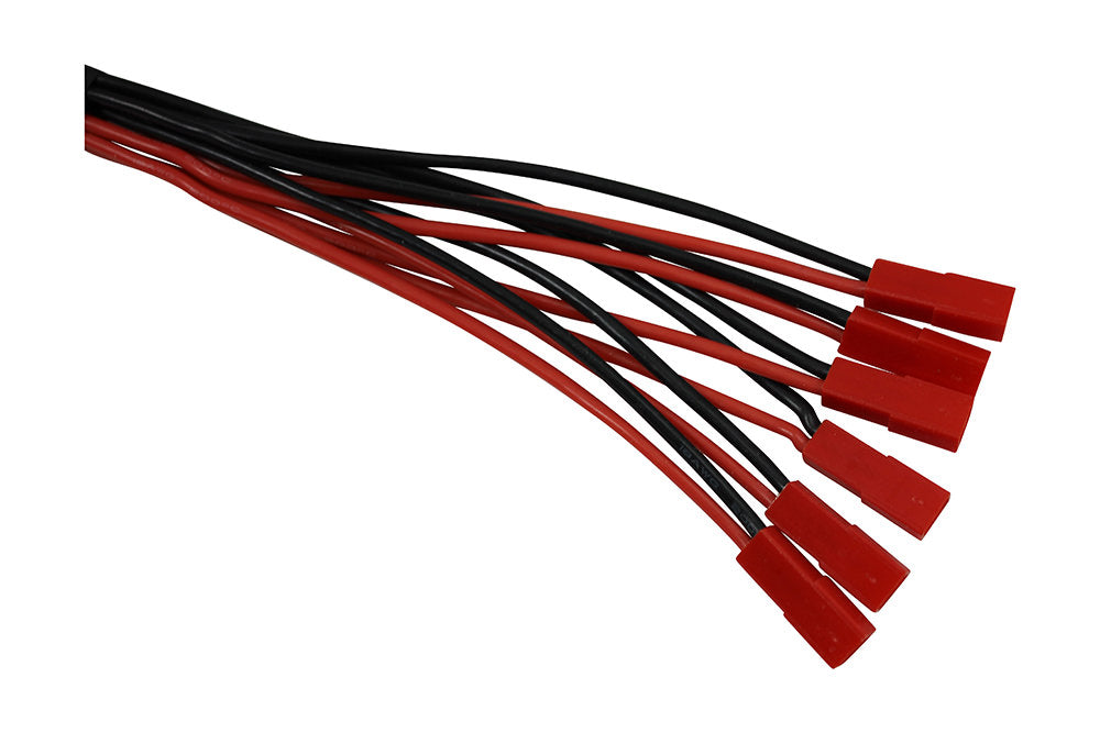 6x Micro JST To 6x JST-PH Parallel Adapter Board – For 1S Lipo, Imax B6, Blade