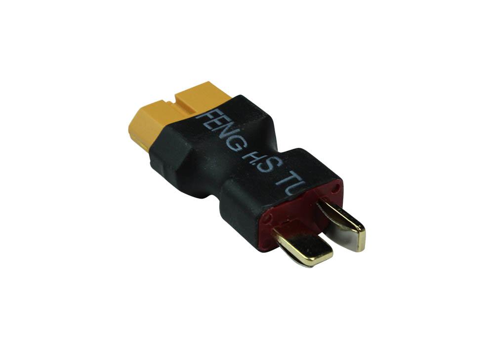 Male XT60 to Male T-Plug Compact Converter