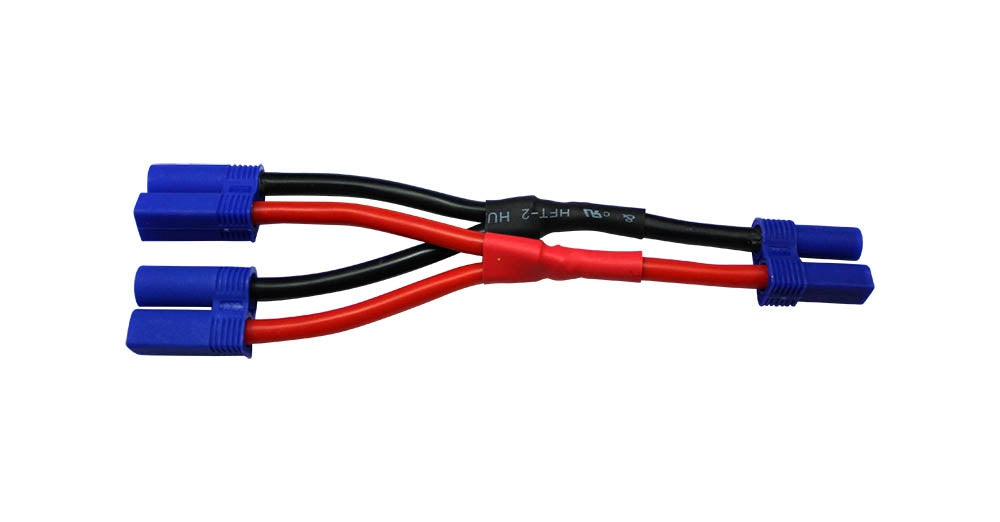 E-Flite EC5 Battery Connector With 4" Wire, 10Awg - Vortex Hobbies