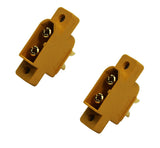 Panel Mount Female XT60 Connectors (2 count)